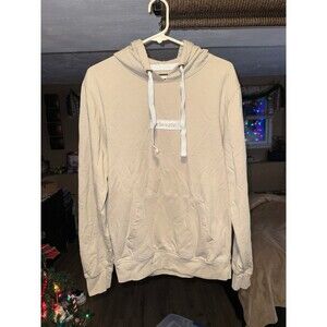 Men’s Beige Hoodie Size Medium Elevate